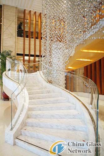 Railing glass